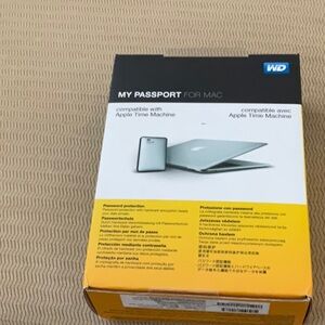 NWB - WD 1TB Silver My Passport for Mac Portable External Hard Drive - USB 3.0.
